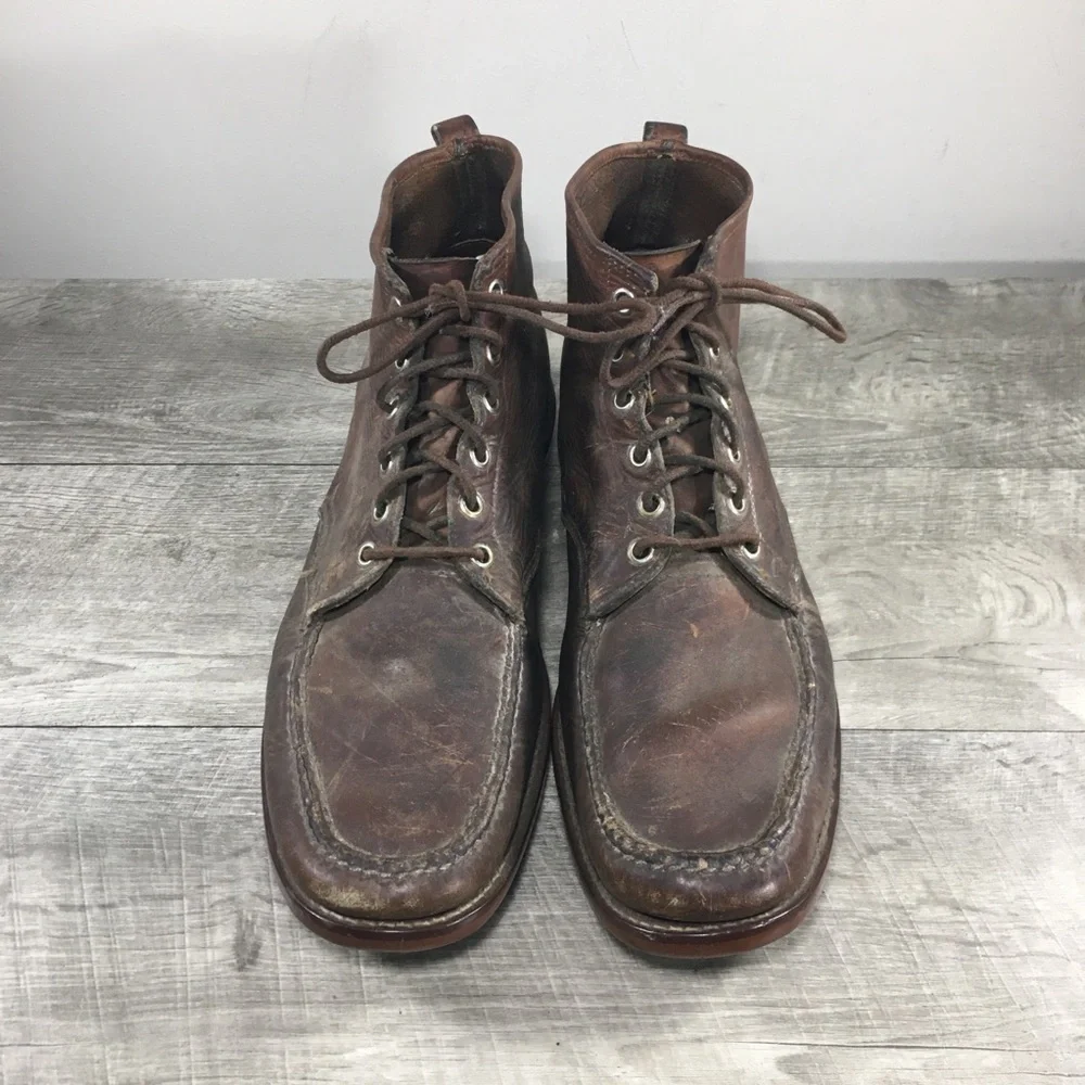 Gokey Botte Sauvage Moc Toe Chukka Field Hunting Work Boots Vintage Size 11.5